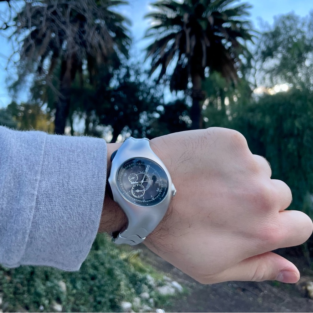 Armored Triax Y2K Style Stainless Still Watch